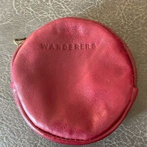 Wanderers zippered coin pouch